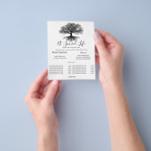 Eine Quelle | Tree of Life Design Flyer (Gruppe)