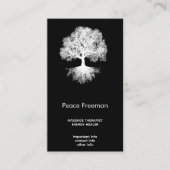 Eine Quelle | Tree of Life Design Visitenkarte (Vorderseite)