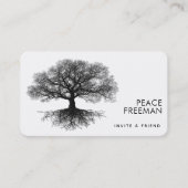 Eine Quelle | Tree of Life Design Visitenkarte (Vorderseite)