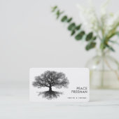 Eine Quelle | Tree of Life Design Visitenkarte (Stehend Vorderseite)