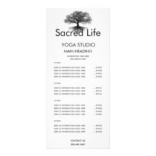Eine Quelle Tree of Life Design Werbekarte