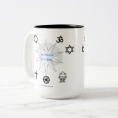 Eine Quelle Zweifarbige Tasse (Vorderseite Links)