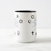 Eine Quelle Zweifarbige Tasse (Mittel)