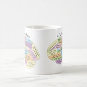 Eine Quilter-Hirn-Tasse - Funny Quilting Gift Kaffeetasse (Mittel)