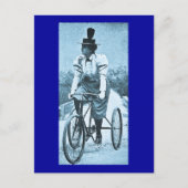 Eine Radtour - Vintag Postkarte (Vorderseite)