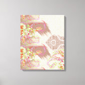 Eine raffinierte, blumengeschmückte Einrichtung mi Leinwanddruck (Vorderseite)