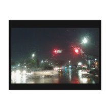 Eine Rainy Ride-Zuhause