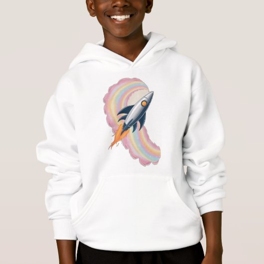 Eine Rakete explodiert Hoodie (Vorderseite)
