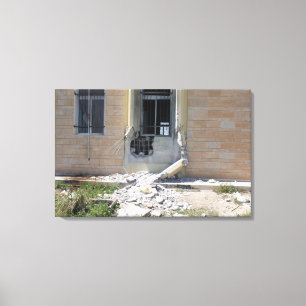 Eine raketenangetriebene Granate Leinwanddruck