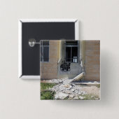 Eine raketengetriebene Granate Button (Vorne & Hinten)