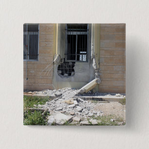 Eine raketengetriebene Granate Button