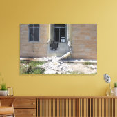 Eine raketengetriebene Granate Leinwanddruck (Insitu (Wohnzimmer))