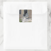 Eine raketengetriebene Granate Quadratischer Aufkleber (Tasche)