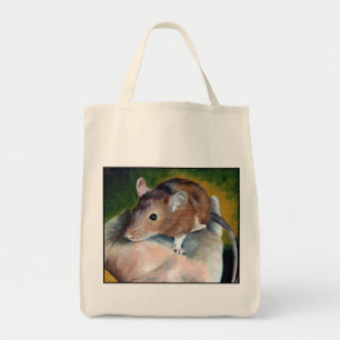 "Eine Ratte in der Hand" Tasche