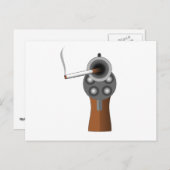 Eine Rauchwaffe Postkarte (Vorne/Hinten)