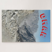 Eine raue Berglandschaft. Puzzle (Horizontal)