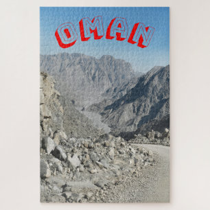 Eine raue Berglandschaft. Puzzle