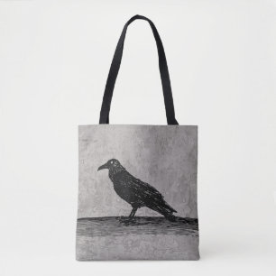Eine Raven Tote Bag Tasche