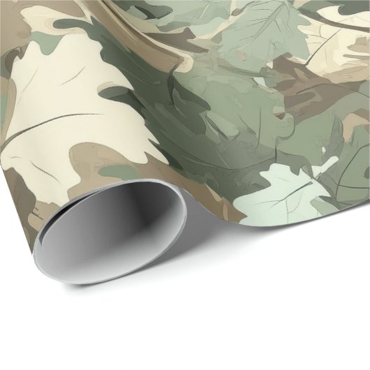 Eine realistische Camouflage Design Serie #3 Geschenkpapier (Rolleneckpunkt)