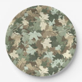 Eine realistische Camouflage Design Serie #3 Pappteller (Vorderseite)