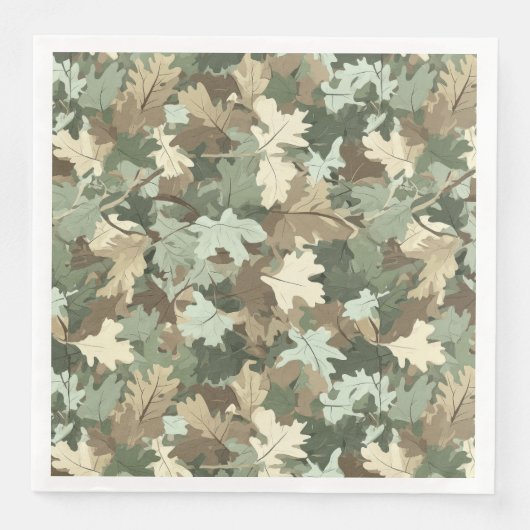 Eine realistische Camouflage Design Serie #3 Serviette (Vorderseite)