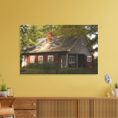 Eine Red Log-Zuhause Leinwanddruck (Insitu (Wohnzimmer))