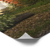 Eine Red Log-Zuhause Poster (Ecke)
