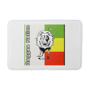 Eine Reggae-Nation-Badematte Badematte