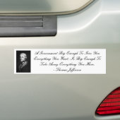 Eine Regierung groß genug Ihnen Eve geben… Autoaufkleber (Auf Auto)