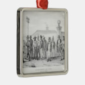 Eine Regierungs-Gefängnis-Gruppe Ornament Aus Metall (Rechts)