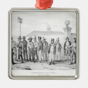 Eine Regierungs-Gefängnis-Gruppe Ornament Aus Metall