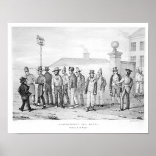 Eine Regierungs-Gefängnis-Gruppe Poster