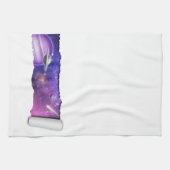 Eine Reibung im Weltraum - Lila Planet UFO Comet G Geschirrtuch (Horizontal)