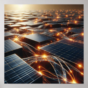 Eine Reihe elektronischer Komponenten Poster