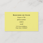 Eine Reihe farbiger Stifte. Visitenkarte (Rückseite)