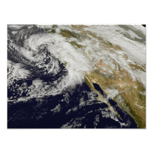 Eine Reihe starke Stürme mit heftigen Winden Fotodruck