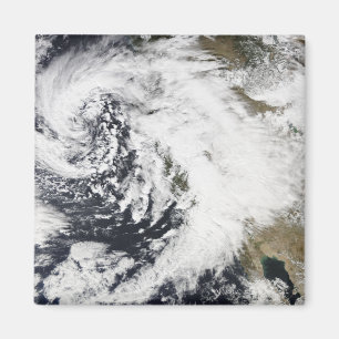 Eine Reihe starke Stürme mit heftigen Winden Magnet