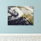 Eine Reihe starker Stürme mit heftigen Winden 2 Leinwanddruck (Insitu (Holzboden))