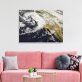 Eine Reihe starker Stürme mit heftigen Winden 2 Leinwanddruck (Insitu (Wohnzimmer))