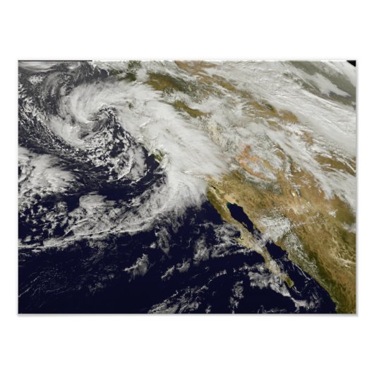 Eine Reihe starker Stürme mit heftigen Winden Fotodruck (Vorne)