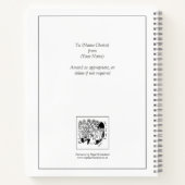 Eine Reihe von Funny Lollipop Man Cartoon decken a Notizblock (Rückseite)