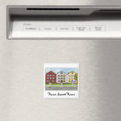 Eine Reihe von Häusern Magnet (In Situ (Geschirrspüler))