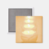 Eine Reihe von Kerzen Magnet (Vorderseite/Rückseite)