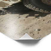 Eine Reihe von Mitarbeitern der Militärpolizei der Fotodruck (Ecke)