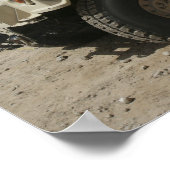 Eine Reihe von Mitarbeitern der Militärpolizei der Poster (Ecke)