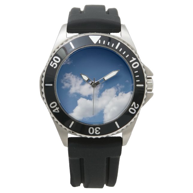 Eine Reihe von Wolken Armbanduhr (Vorderseite)