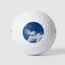 Eine Reihe von Wolken Golfball