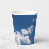 Eine Reihe von Wolken Pappbecher (Rückseite)