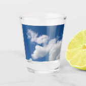 Eine Reihe von Wolken Schnapsglas (Vorderseite)
