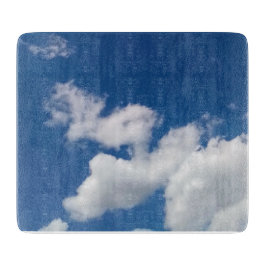 Eine Reihe von Wolken Schneidebrett